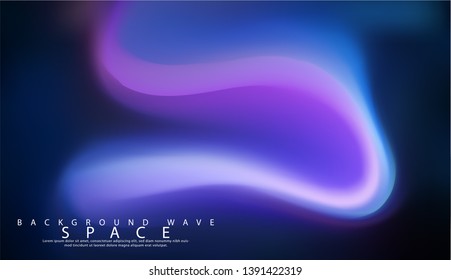 Background wave. Dark Pink, Blue vector cover glossy abstract Illustration of abstract illustrations with gradient template can be used as a background.