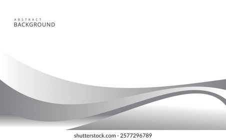 Background wave design. Graphic design banner pattern background template with dynamic wave shapes