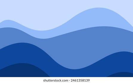 Diseño de onda de fondo Plantilla minimalista