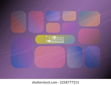 The background wave effect halftone line on gradient multicolored. vector illustration for use in graphics or product components.