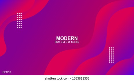 Background wave with gradient effect