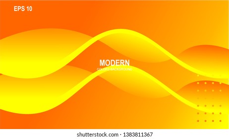 Background wave with gradient effect