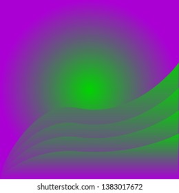background wave of purple and green. Modern gradient design. used for banners, wallpapers, covers, themes.