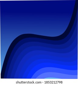 background wave shapes abstract blue color 