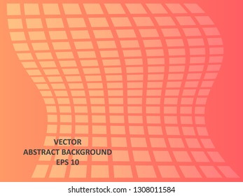 Background wave square with gradient color-vector