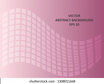 Background wave square with gradient color-vector