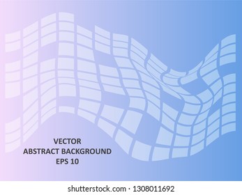 Background wave square with gradient color-vector