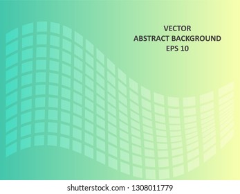 Background wave square with gradient color-vector
