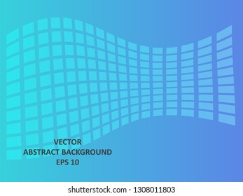 Background wave square with gradient color-vector
