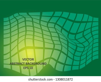 Background wave square with gradient color-vector