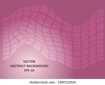 Background wave square with gradient color-vector