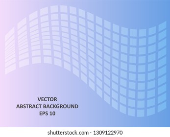 Background wave square with gradient color-vector