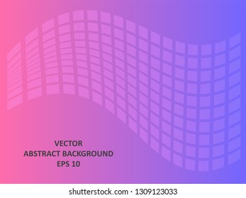 Background wave square with gradient color-vector