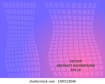 Background wave square with gradient color-vector