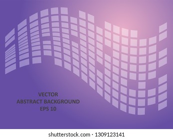 Background wave square with gradient color-vector