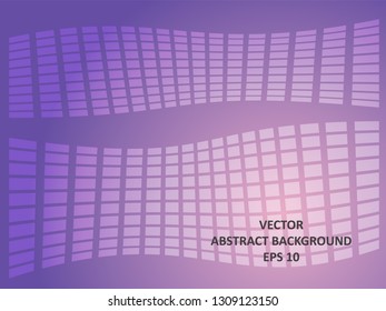 Background wave square with gradient color-vector