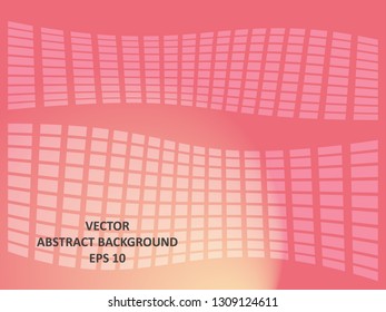 Background wave square with gradient color-vector