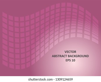 Background wave square with gradient color-vector