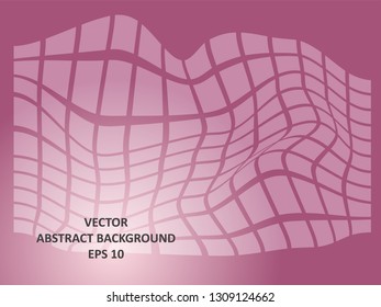 Background wave square with gradient color-vector