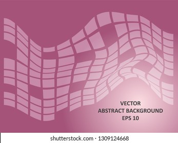 Background wave square with gradient color-vector