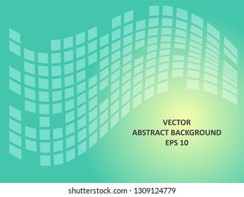 Background wave square with gradient color-vector
