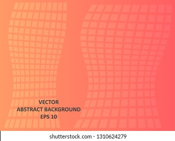 Background wave square with gradient color-vector