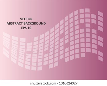 Background wave square with gradient color-vector