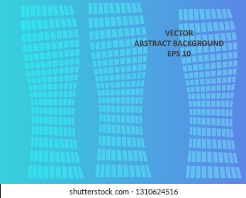 Background wave square with gradient color-vector