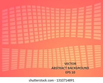 Background wave square with gradient color-vector