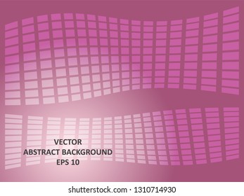 Background wave square with gradient color-vector