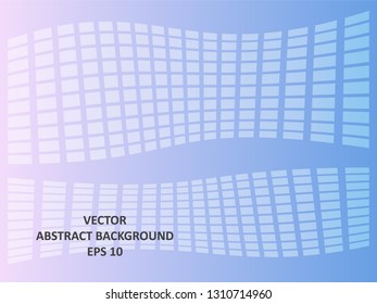 Background wave square with gradient color-vector