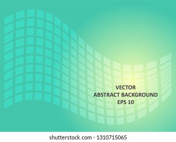 Background wave square with gradient color-vector