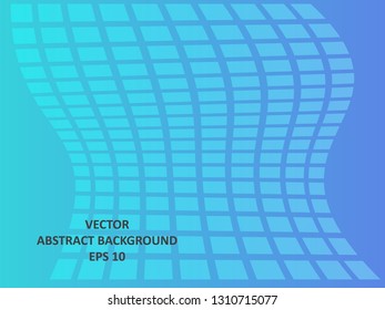 Background wave square with gradient color-vector