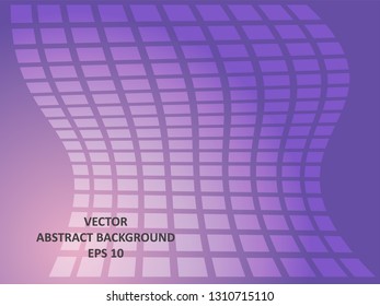 Background wave square with gradient color-vector