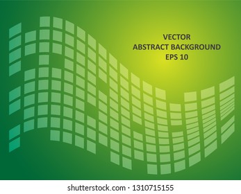 Background wave square with gradient color-vector