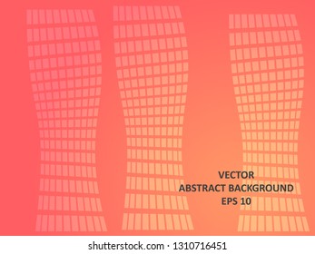 Background wave square with gradient color-vector