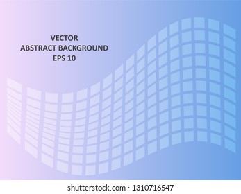 Background wave square with gradient color-vector