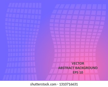 Background wave square with gradient color-vector