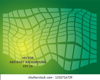 Background wave square with gradient color-vector