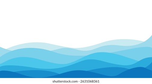 Fondo con ondas en tonos azules para Sitios web y recursos gráficos.