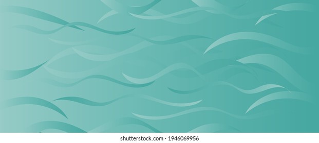 Background with waves of the sea, template for splash. Blue and green are trendy pastel shades for summer designs.