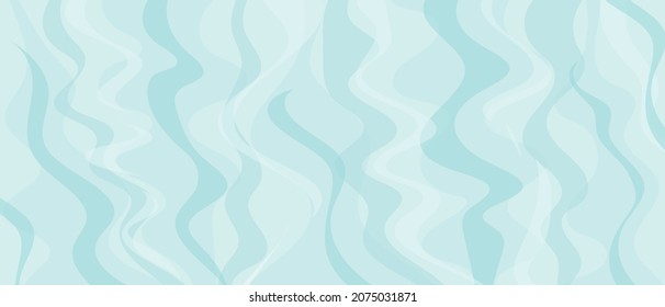 Hintergrund mit Wellen des Meeres, Vorlage für Splash. Blau sind modische Pastelltöne für Sommerdesigns.