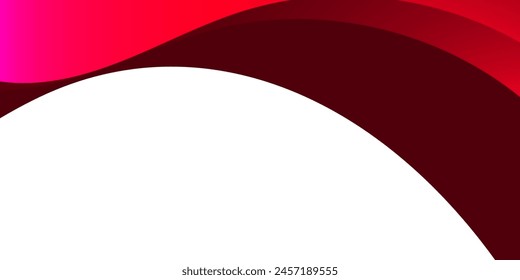 background with waving line, red and white