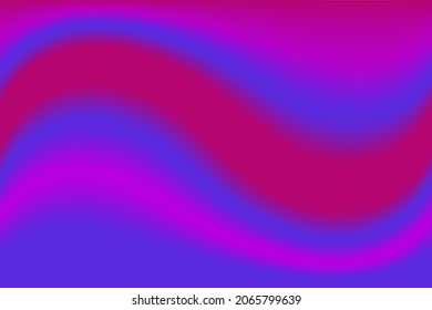 The background with is a wavy bright neon glow. Gradient pattern. Vector illustration