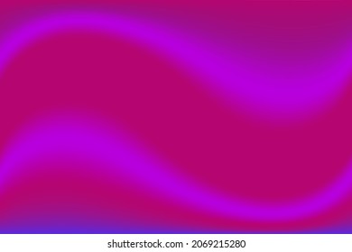 The background with is a wavy bright neon glow. Gradient pattern. Vector illustration