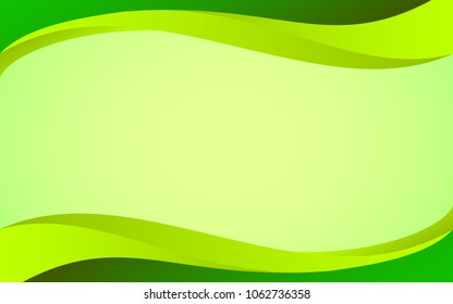Background with wavy shapes at up and bottom of page. Space for text in the middle. Vector illustration. EPS 10