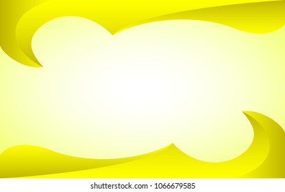 Background with wavy shapes at up and bottom of page. Space for text in the middle. Vector illustration. EPS 10