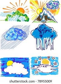 background, weather, sun, sky, clouds
