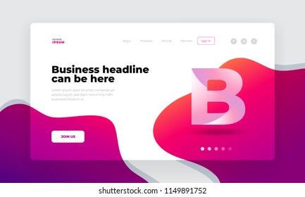 Background for web. Abstract geometric background. Dynamic vector pattern with minimal shapes.