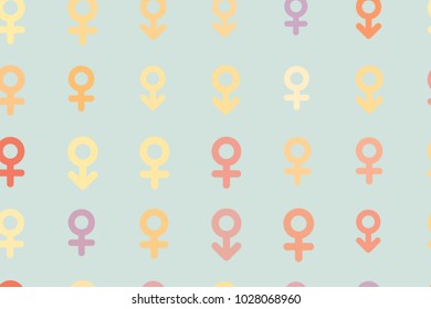 Background for web page, graphic design, catalog or texture, hand drawn sign of male or female. Cartoon style vector.